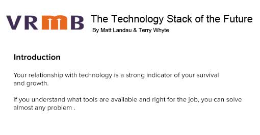 The VRM Tech Stack of the Future pdf