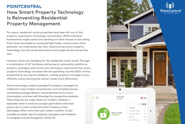 How Smart Property Technology is Reinventing Residential Property Management