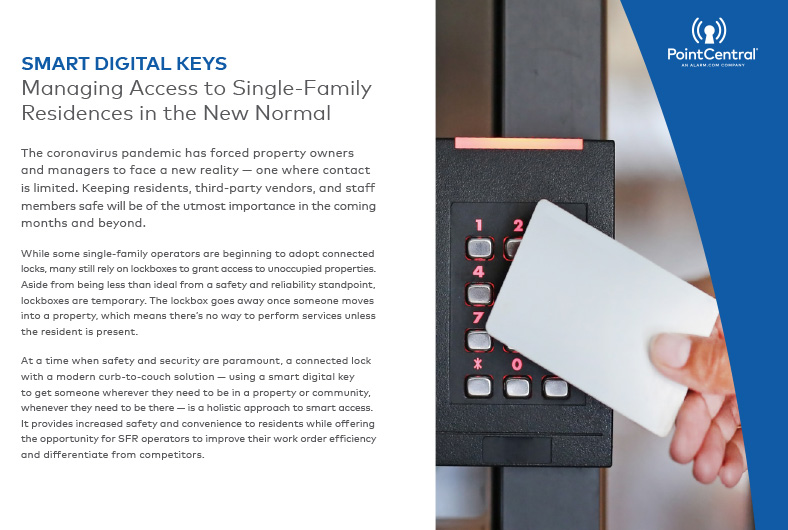 Managing Access to Single Family Residences is the New Normal