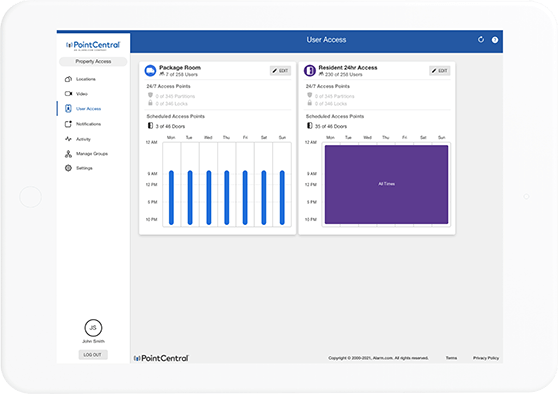 PointCentral Enterprise Community Access Control