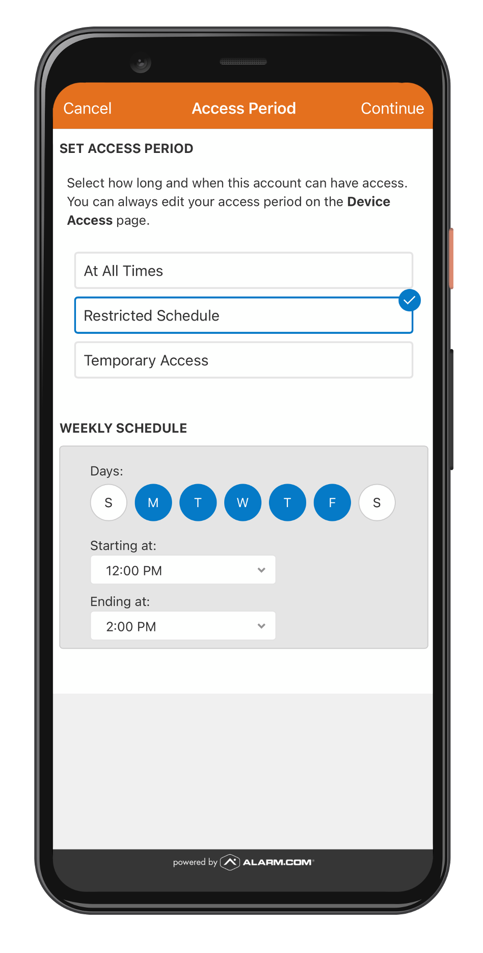Access Granted Create Guest Access Codes from the App PointCentral