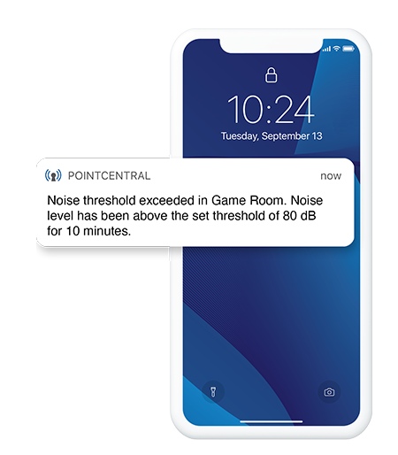 noise monitoring alert