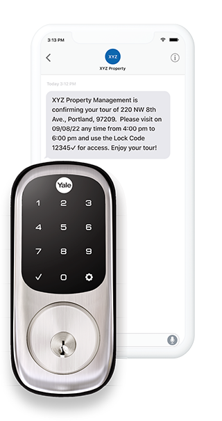 yale smart lock and alert